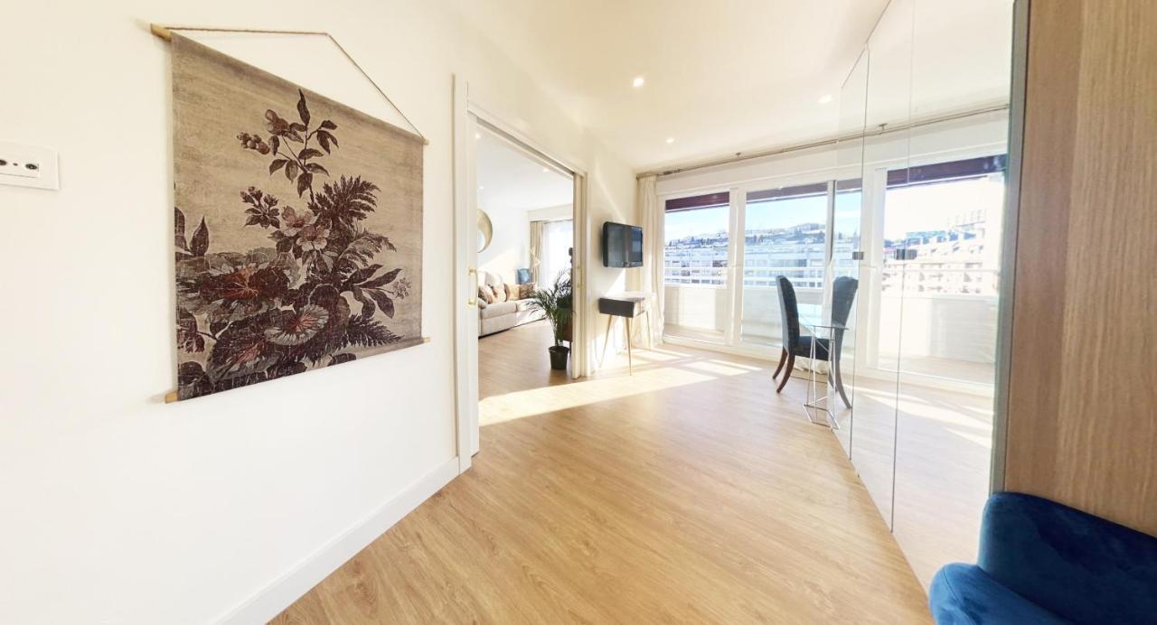 Miramar Luxurious Flat, 3 Double Rooms, Free Parking, Terrace, Completely New San Sebastián Exterior foto